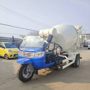 Efficient and Affordable <strong>Heavy</strong>-duty Five Wheel Mixing Tank, Mobile Cncrete <strong>Mixer</strong> <strong>Truck</strong> with 2-3 square Small Mixing Tanks - Product Image 3