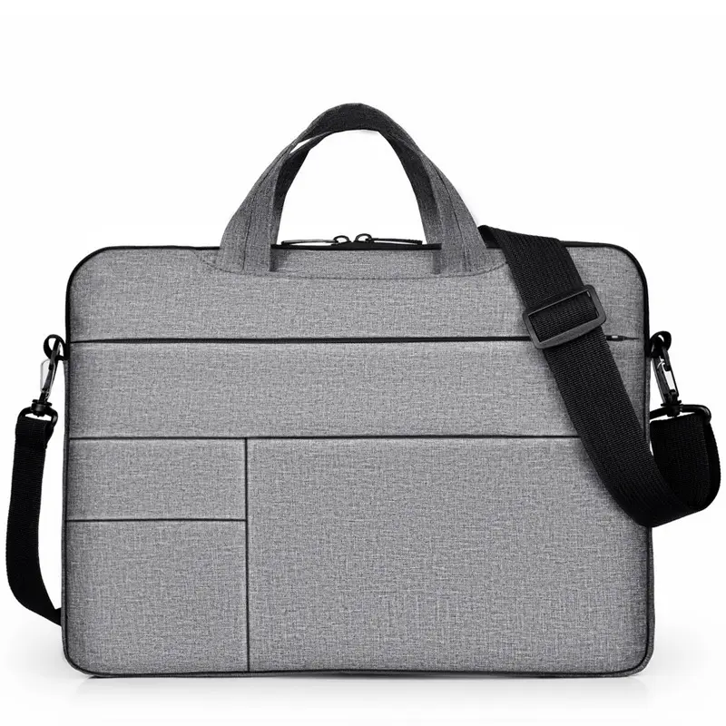 Fashion Simple Design Women Men Business Bag Waterproof Shockproof Laptop Briefcase