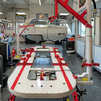 Redresseur de châssis automobile réglable en acier inoxydable et acier au manganèse, machine de réparation de collision Fanake FA-PK-7 110V/220V/380V