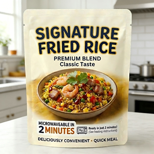 Riz Frit aux Saveurs Multiples, Riz pour Micro-ondes, Cuisson Rapide, Repas Instantané, Riz Prêt à <span class=keywords><strong>Manger</strong></span> - Product Image 2