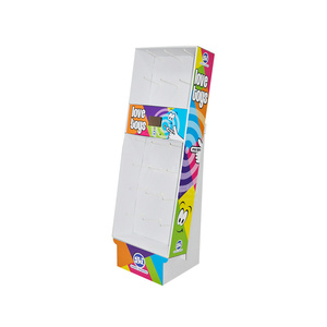Soporte de exhibición de piso de cartón personalizado de alta gama para promoción de aperitivos y galletas en tiendas minoristas - Product Image 4