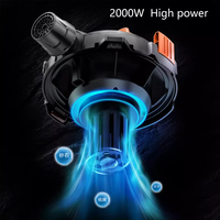 Aspirateur à main à grande capacité 15-45L, aspirateur à tambour silencieux pour la maison, aspirateur sec et humide pour tapis