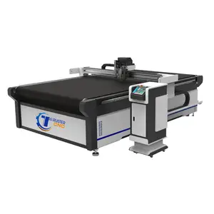 2024 Automatic CNC leather fabric textile material cutting machine for Apparel cnc oscillating knife cutting machine TO-1625
