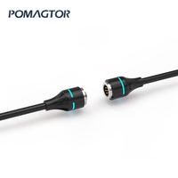 Câble de charge magnétique rond personnalisé à 7 broches mâle-femelle, câble magnétique Pogo Pin pour appareils électroménagers intelligents