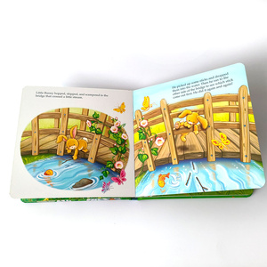 Service d'impression de livres cartonnés pour enfants à coins arrondis, livres d'histoires courtes en anglais pour enfants, vente en gros - Product Image 2