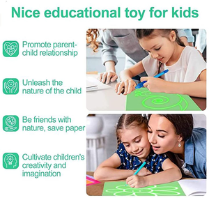 Hot bán giáo dục tablet phát quang trẻ em clipboard thông minh huỳnh quang LED Bảng Viết Ma Thuật Vẽ pad với ánh sáng - Product Image 5