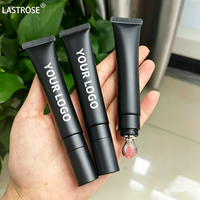 Huile repulpante pour les lèvres végétalienne 20 ml en gros, baume à lèvres au peptide, étiquette privée, huile à lèvres transparente ou rose repulpante, brillant à lèvres