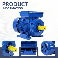 Moteur à induction sans balais d'électricité ML 220v 2800rpm 1.5kw 2hp moteurs électriques à courant alternatif monophasé