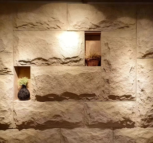 Pannello di <span class=keywords><strong>Rivestimento</strong></span> Murale in Pietra Artificiale Poliuretanica Impermeabile e Ignifuga <span class=keywords><strong>per</strong></span> Esterni e Interni - Product Image 5