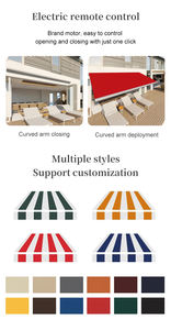 <span class=keywords><strong>Toldo</strong></span> Retráctil Motorizado con Brazos de Aleación de Aluminio, <span class=keywords><strong>Toldo</strong></span> de Cassette Completo con <span class=keywords><strong>Tela</strong></span> a Rayas - Product Image 6