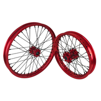 Kit de roues à rayons en alliage anodisé CNC KYZ 21/18 pouces pour Supermoto, Arctic Leopard XE Pro S, Surron, Talaria, Enduro, MX Racing