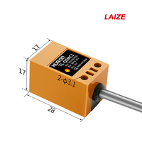 Sensor de desplazamiento de contacto Laize Distancia NPN Sensor de proximidad de inducción electromagnética de metal inductivo a prueba de agua