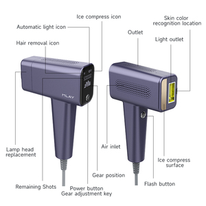 Appareil d'épilation IPL à refroidissement par glace MLAY OEM ODM pour usage domestique, éclairages illimités, épilateur laser permanent pour femmes et hommes - Product Image 6
