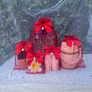 <span class=keywords><strong>Sachet</strong></span> en <span class=keywords><strong>organza</strong></span> 13x18cm orné de perles pour bonbons, bijoux, savons, maquillage, cadeaux et faveurs de fête, ou cadeaux de Pâques - Product Image 4