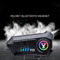 Casque de moto étanche avec écouteurs - Compatible avec tous les types de casques, longue durée de vie de la batterie