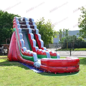 Tùy chỉnh mùa hè vui vẻ vườn sân sau trò chơi lớn đồ chơi lớn trượt nước Inflatable cho trẻ em ngoài trời