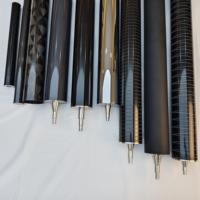 Rodillo de Fibra de Carbono CFRP Enrollado con Filamento, Autolubricante, Libre de Mantenimiento, con Junta en U y Equilibrio de Precisión, Venta al por Mayor de Fábrica CNER