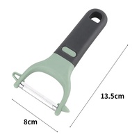 Gadget de cuisine à poignée en PP Éplucheur de légumes Éplucheur de pommes de terre portable