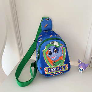 Sac messager et porte-monnaie en nylon à motif de personnage de dessin animé tendance pour enfants avec fermeture éclair pour garçons et filles - Product Image 5
