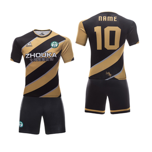 Wholesale New football jersey oem full kits football team uniforms for children - Product Image 1