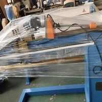 Machine de pliage de tubes ronds de 1,2 mm (calibre 18) conforme à la norme CE, pour la fermeture des coutures de conduits de ventilation de 1400 mm
