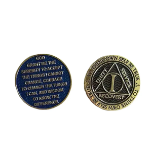 Metal <strong>Coin</strong> <strong>Mould</strong> 29mm Metal <strong>Coins</strong> Round 1 Year Recovery Alive Metal <strong>Coins</strong> - Product Image 3