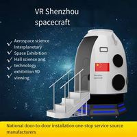 Parque Temático de Realidad Virtual Todo en Uno, Simulador de Vuelo con Dos Asientos Deportivos, Equipo de Entretenimiento, Cápsula Espacial