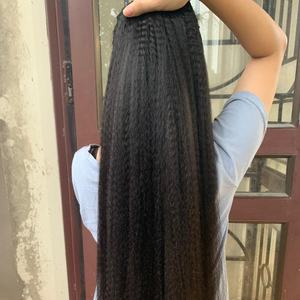 Mèches brésiliennes naturelles crépues lisses, cheveux vierges bruts, bon marché - Product Image 6