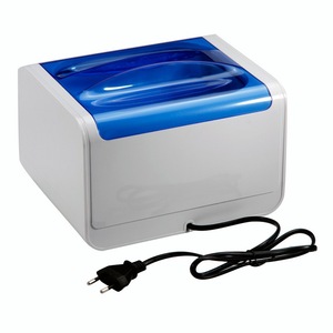Ce-6200a Ultrasonic <b>Cleaner</b> 0.75l 50w <b>Plastic</b> Tank For Denture Jewelry Eyeglass Cleaning - Product Image 1