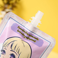 Pochettes personnalisées avec bec verseur pour emballage alimentaire, sachets souples rechargeables à fond plat pour aliments pour bébés, lait et aliments pour animaux de compagnie