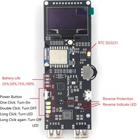 Deauther-Placa de desarrollo WiFi Monster V5 ESP8266 18650, protección inversa con antena + funda + Banco de energía 5V 2A