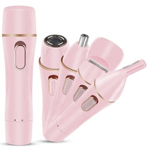 <span class=keywords><strong>Épil</strong></span>ateur professionnel 4-en-1 en soie pour femme, étanche, avec tête de rasoir, batterie rechargeable, pour usage domestique et automobile - Product Image 1