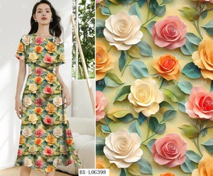 45S Rayon shirting vải <span class=keywords><strong>100Viscose</strong></span> vải dệt kỹ thuật số in 100% Rayon vải cho Ăn mặc - Product Image 6