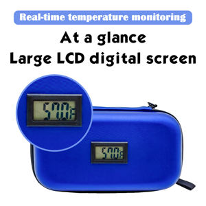 Tas medis terisolasi EVA portabel kualitas tinggi Organizer Insulin kontrol suhu ritsleting sederhana untuk penggunaan perjalanan diabetes - Product Image 4