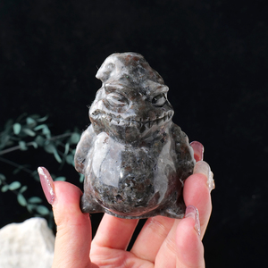 Yooperlite de Cristal en Oferta, Piedra de Cuarzo Reiki Curativa Oogie Boogie, Artesanías de Yooperlite, Estatuas de Animales para Meditación, Regalos - Product Image 5