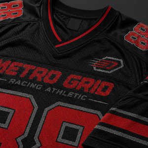 Camiseta de Fútbol Americano Personalizada, Estilo Motorsport, Oversize, Estampada, Manga Corta, Vintage, para Fanáticos - Product Image 4