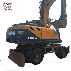 Excavatrice sur pneus Hyundai 21 tonnes, d'origine Corée, garantie 1 an, moteur, pompe, système entièrement hydraulique - Product Image 1