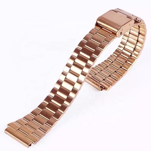 <span class=keywords><strong>Bracelet</strong></span> de montre de luxe en acier inoxydable bleu rose or 3 perles 5 perles 18mm pour <span class=keywords><strong>bracelet</strong></span> de montre <span class=keywords><strong>Casio</strong></span> - Product Image 5