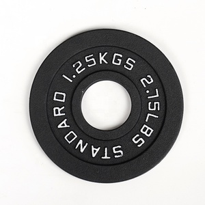 Plaques de poids en fonte durables de 20 kg pour l'entraînement de musculation et de force en salle de sport – Vente en gros - Product Image 6