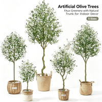 Arbre d'olivier artificiel de grande taille de haute qualité, plante verte artificielle pour la décoration intérieure de la maison ou de l'hôtel, pour les occasions de mariage