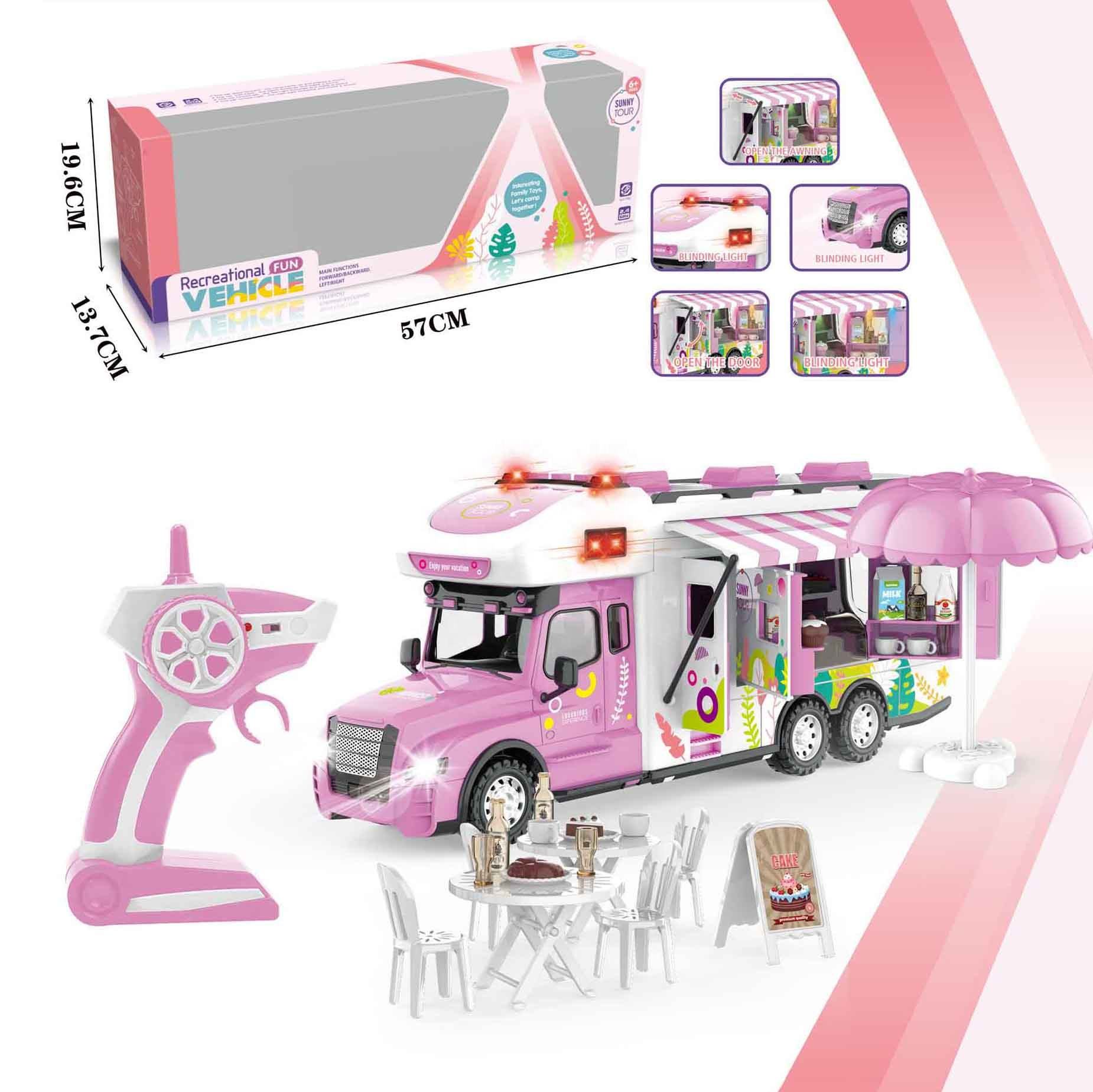 Fun Food Barbie Food Truck Amazon Pink Remote Control Truck