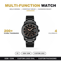 Jam Tangan Pria SKMEI 1962 Quartz dengan Casing Paduan Logam, Tali Baja Tahan Karat, Timer 12/24 Jam, Tahan Air 3BAR, Gaya Bisnis.