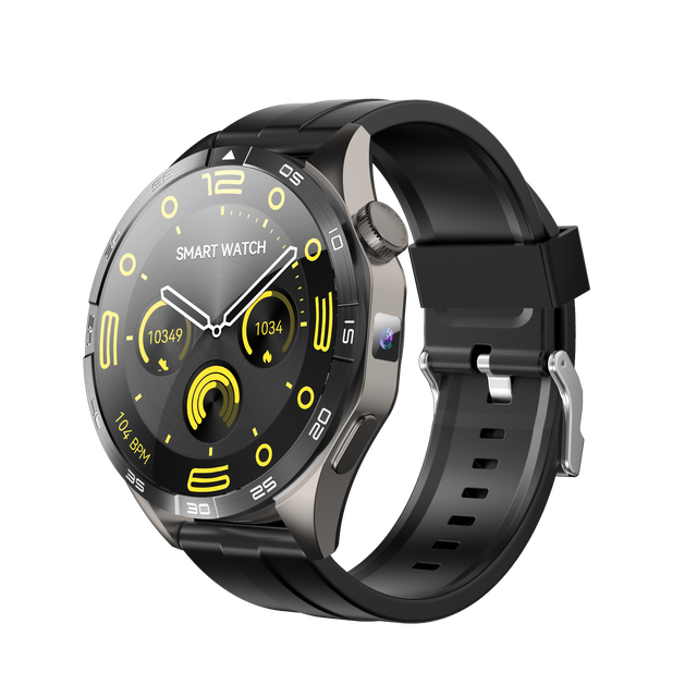 Smart Camera Watch 1.43' AMOLED Screen 4G Android WiFi GPS  Smartwatch 200W Single Camera SIM Card Smart Camera Watch Smartwatch