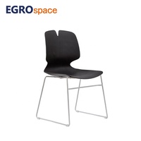 Chaise de réunion et de formation en plastique EGROspace pour visiteurs et invités – Mobilier de salle d'attente et de bureau