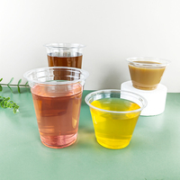 Tengyue 7oz-16oz emballage en plastique jetable PET clair tasses boisson froide à emporter café glacé Latte jus Smoothie verre