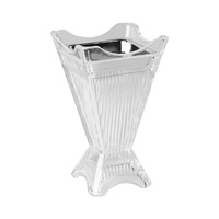Diffuseur d'arômes en verre cristal et fer forgé, à quatre coins, pour décoration transfrontalière, accessoires photo romantiques pour mariages et anniversaires
