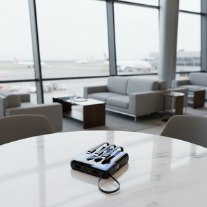 Mini <span class=keywords><strong>batterie</strong></span> <span class=keywords><strong>externe</strong></span> magnétique USB Type C 20000mAh avec câble intégré pour téléphones mobiles, batteries externes et stations d'alimentation - Product Image 1