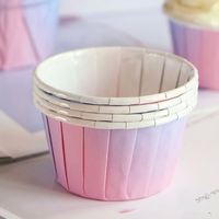 Ventes chaudes de moules à gâteaux en papier pour cupcakes en forme de tulipe