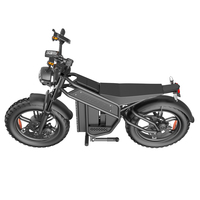Vélo électrique rétro YIDI New D74 à gros pneus, 250W, pour adultes, moteur haute puissance personnalisé, longue autonomie.