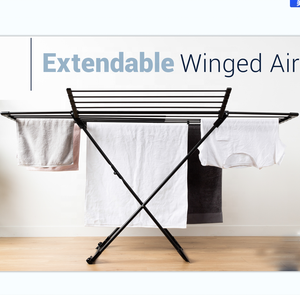 Usines en gros 27m télescopique fer Portable maison blanchisserie étendoir support sèche-linge porte-serviettes pour magasin intérieur - Product Image 4